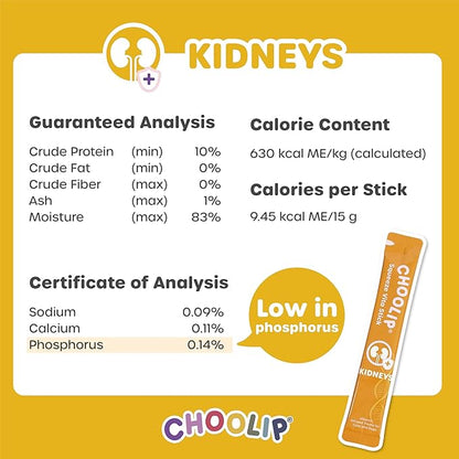 Squeeze Vita Stick Lickable Treats for Dogs & Cats. 49 Kidney support sticks with essential multivitamins. Soft and tasty paste for all life stages, supporting kidney health
