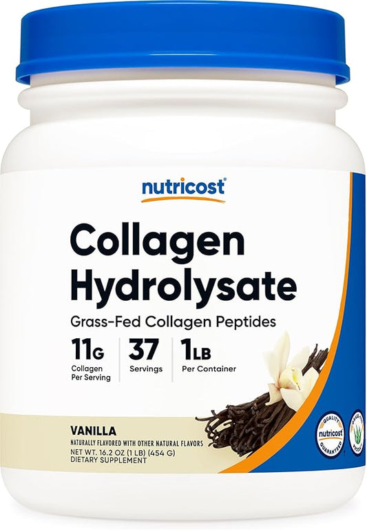 Nutricost Grass-Fed Collagen Powder 1LB (454