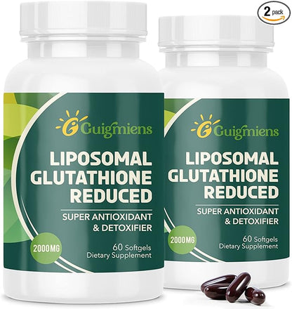 Liposomal Glutathione 2000 MG, 10x Better 120 Count