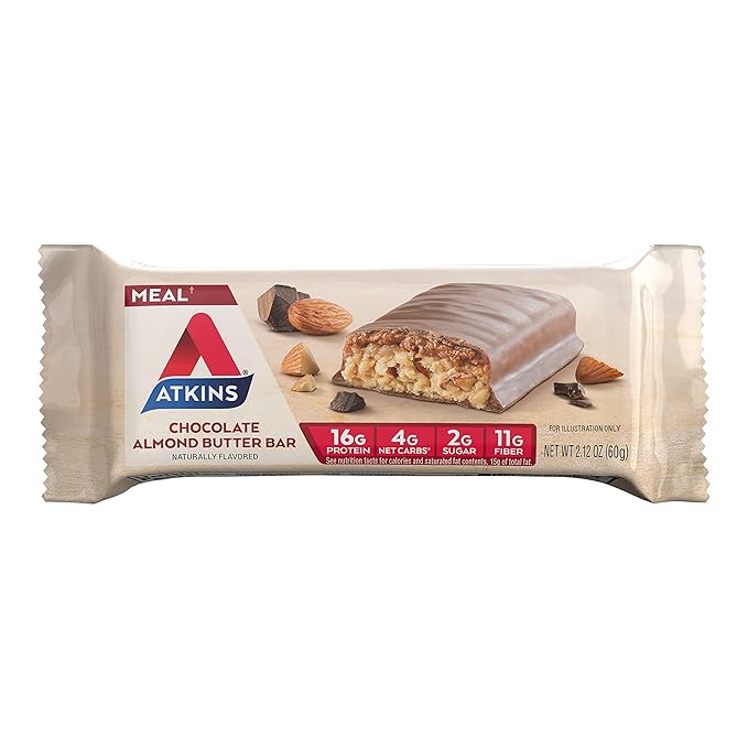 Atkins Chocolate Almond Butter Protein Meal 5 Count 2)