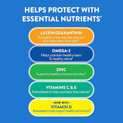 Ocuvite Eye Vitamin & Mineral Supplement, 3, Lutein, 90 Softgels