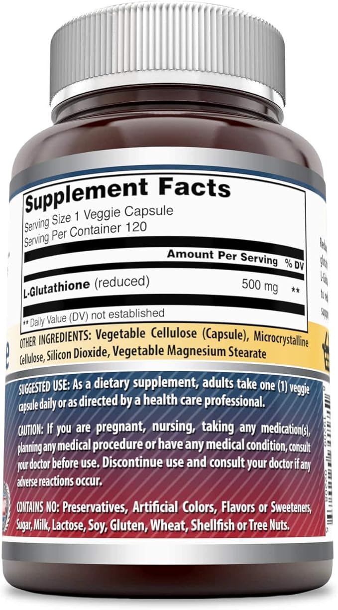 Amazing Formulas L-Glutathione 500 Mg 120
