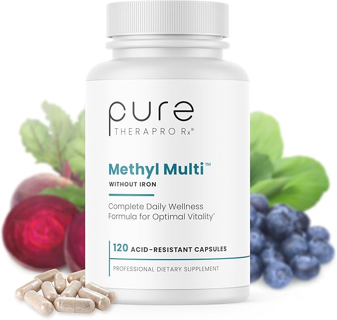 Methyl Multi Without Iron 120 Vegan 60 Day B12 & (5-MTHF), Multivitamin
