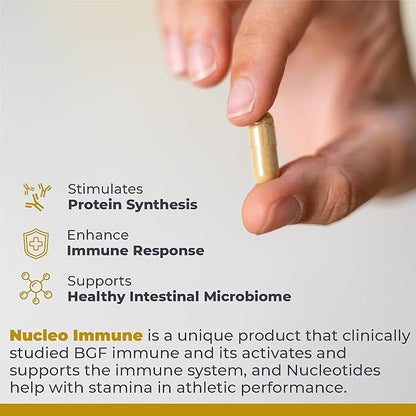 Premier Research Labs Nucleo Immune - Beta Glucan Supplements, Beta Glucans, Phytochemicals, Prickly Pear, Fiber, Immune Support - 90 Capsules