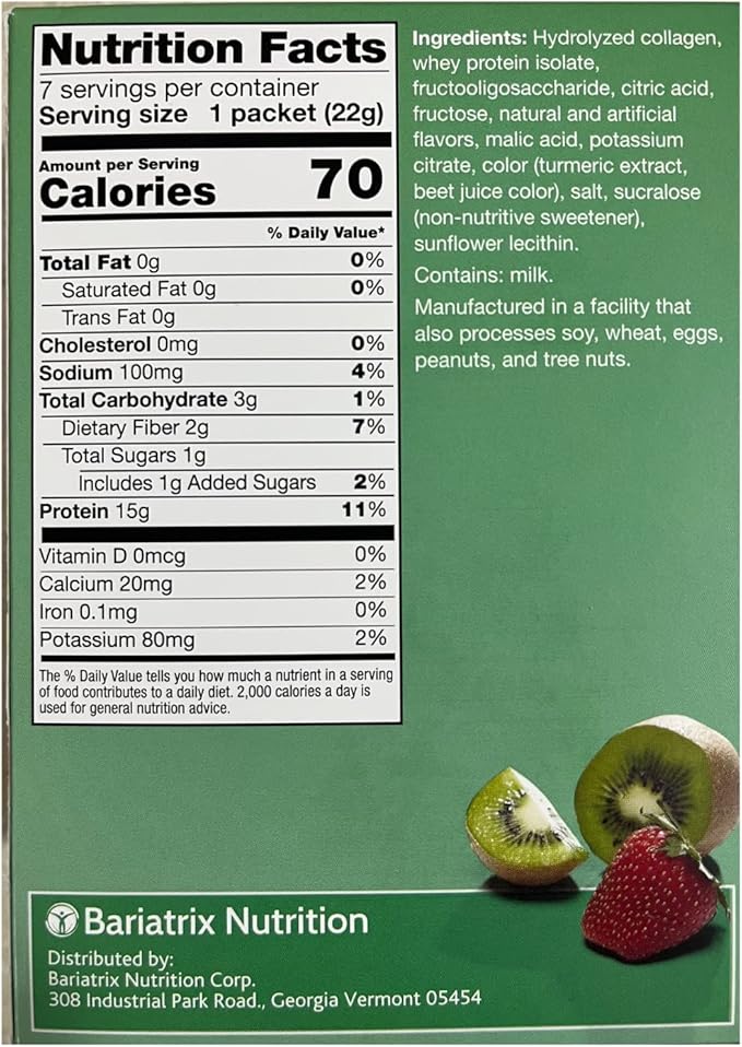 PROTIFIT - High Protein Fruit Flavored 15g Protein, 7 Servings