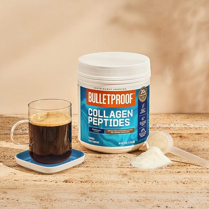 Bulletproof Vanilla Collagen Peptides Powder 17.6 Ounces,
