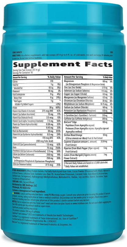 GNC Total Lean 3X More 16 Servings