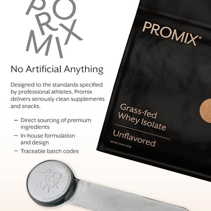 Promix Whey Protein Isolate Powder, 30g 6.6g BCAAs, 2.5lb