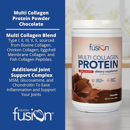 Bariatric Fusion Chocolate Multi Collagen Protein Powder 2 | 30 Servings