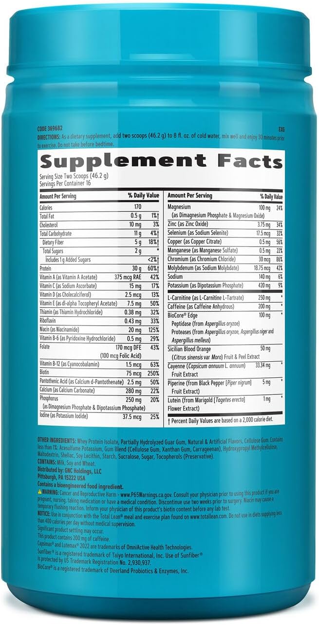 GNC Total Lean 3X More 16 Servings