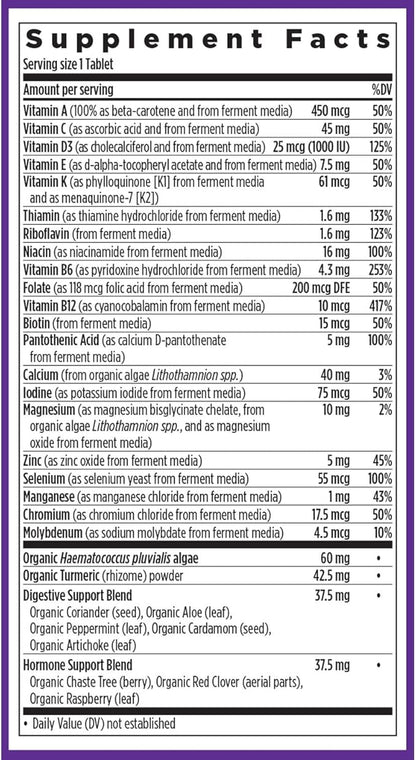 New Chapter Women's Multivitamin 50 plus 20+ Nutrients 55+, Gentle 96 Count