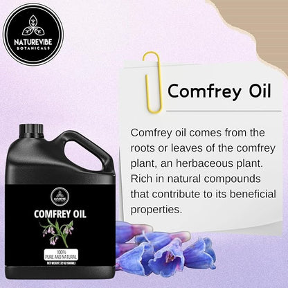 Naturevibe Botanicals Comfrey Oil 32 Ounces 100% Pure