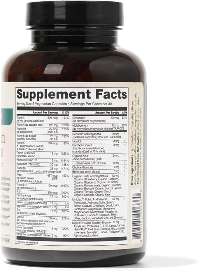 NatureWise Multivitamin for Men + Stress 60 Capsules[1-Month Capsules[1-Month Supply]