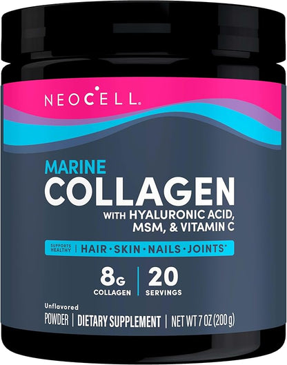 Neocell Marine Collagen with Hyaluronic Acid, 7 oz, 1 Canister