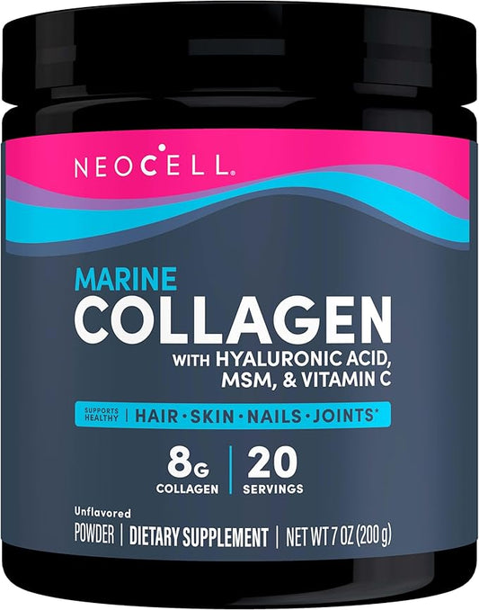 Neocell Marine Collagen with Hyaluronic Acid, 7 oz, 1 Canister
