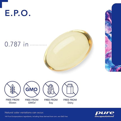 Pure Encapsulations E.P.O. (Evening Primrose Oil) 9% GLA 250 Softgel
