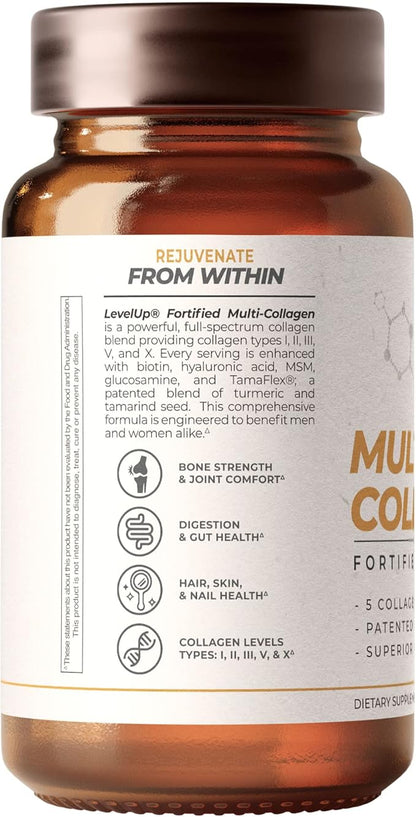 Multi Collagen Capsules: Fortified with TamaFlex®,