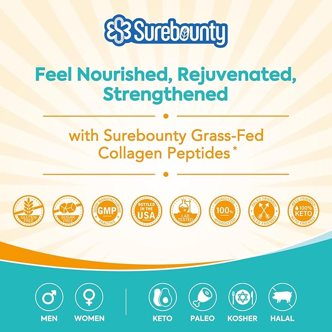 Collagen Peptides Powder, Type I & 8oz