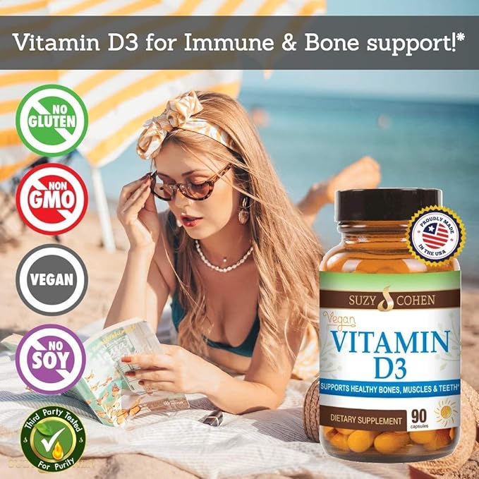 Script Essentials Vegan Vitamin D3 5,000 90 Capsules