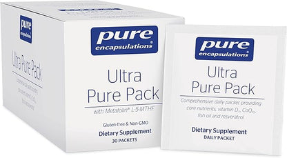 Pure Encapsulations Ultra Pure Pack - Daily Comprehensive Multivitamins - Supports Well-Being* - with Coenzyme Q10, Vitamin C & More - Non-GMO - 30 Packets
