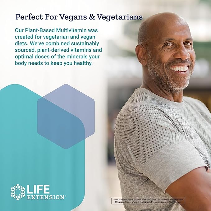 Life Extension Plant-Based Multivitamin – Plant 90 Capsules