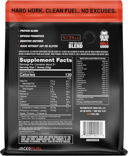 Jocko Mölk Whey Protein Powder (2 LB,