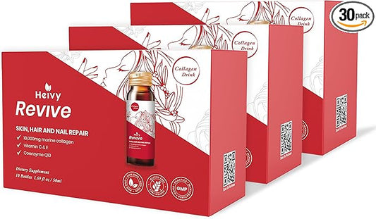 Liquid Collagen for Women, Collagen Drink 10,000mg Marine 1.69 Fl 30)