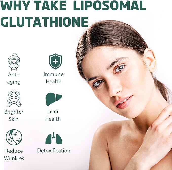 Liposomal Glutathione 2000 MG, 10x Better 120 Count