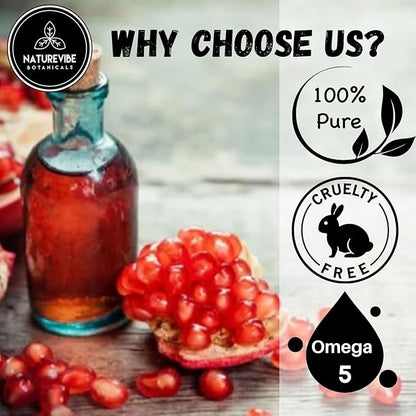 Naturevibe Botanicals Pomegranate Oil 32 Ounces 100% Pure