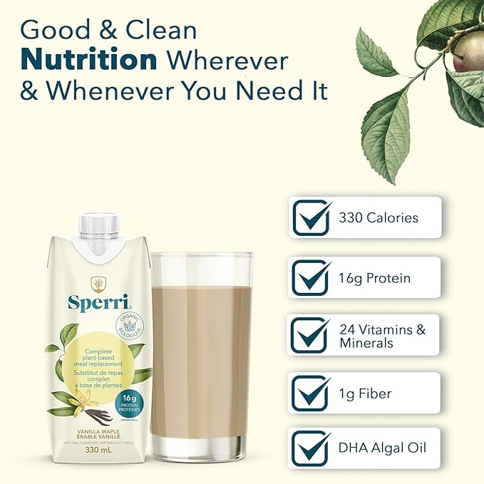 Complete Plant-Based Meal Replacement & Protein Shake 330 mL 4.6 fl. 12) -