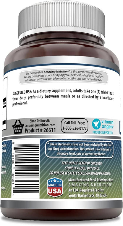 Amazing Formulas L Glutamine 1000mg 120 Tablets