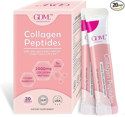 GDME Multi Collagen Peptides Powder 20 Packets
