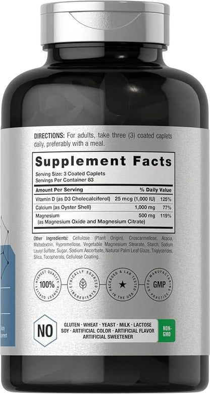 Horbäach Calcium Magnesium & D3 250 Coated