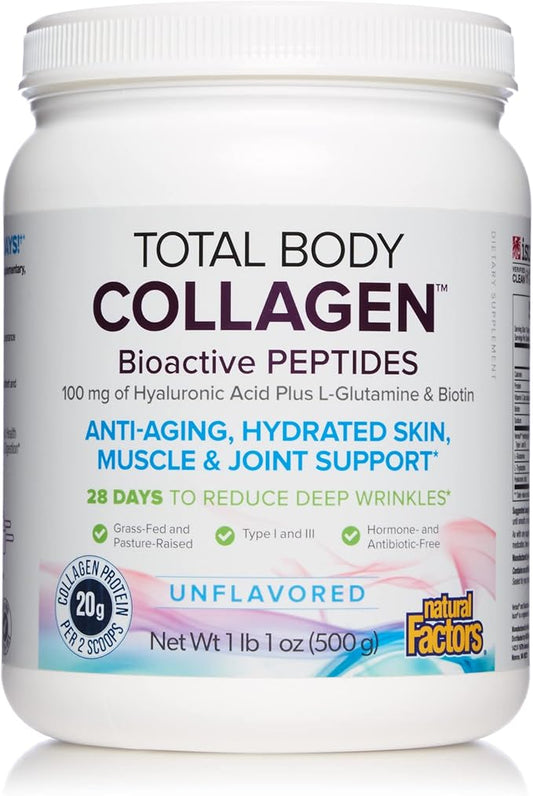 Natural Factors Unflavoured Total Body Collagen 500 GR