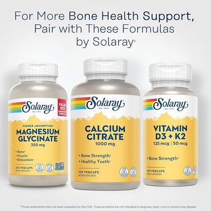 Solaray Calcium Citrate Capsules, 1000mg, 120
