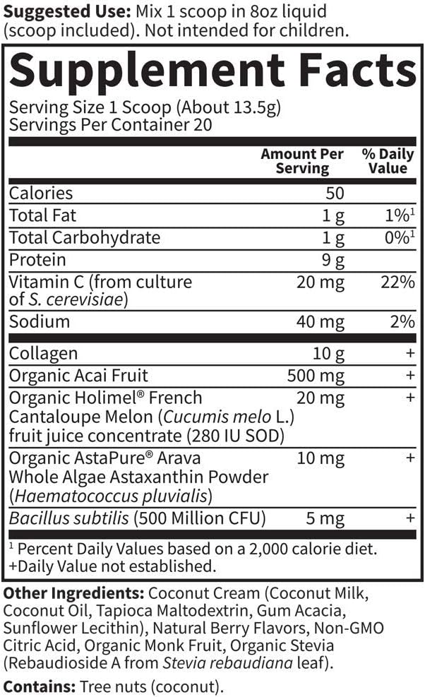 Garden of Life Grass Fed Collagen 20 Servings,