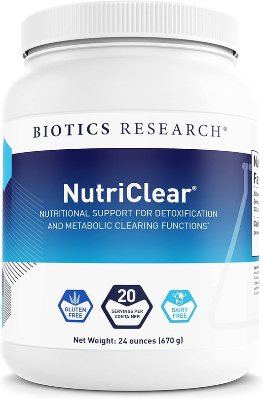 Biotics Research NutriClear® – Powder. Nutritional 17g Organic 24 Oz (670 g)