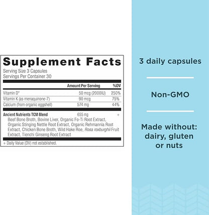 Calcium Supplement with Vitamin D and K2 by 90 Ct