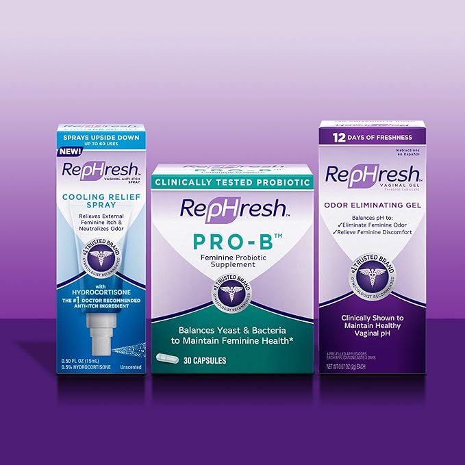 RepHresh Pro-B Probiotic Supplement for Women, 30 Oral