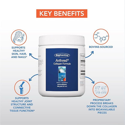 Allergy Research Group Arthred Supplement 10.5g Collagen 8.5 Oz