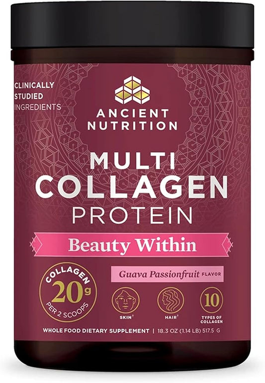 Collagen Powder Protein by Ancient Nutrition, 18.3oz