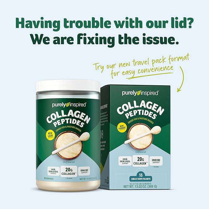 Purely Inspired Collagen Powder |Collagen Peptides 0.9 lb