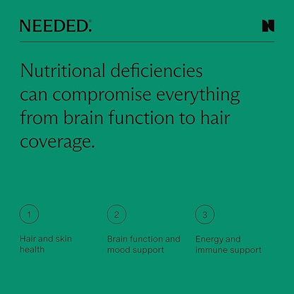 Needed. Men's Multivitamin 2,000IUs of D3, Immune, B12, Selenium