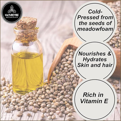 Naturevibe Botanicals Meadowfoam Oil 32 Ounces 100% Pure