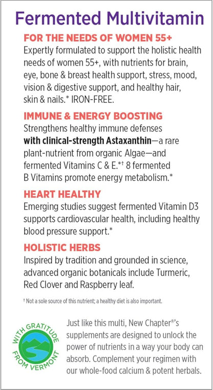 New Chapter Multivitamin for Women 50 Plus 55+ with 24 ct
