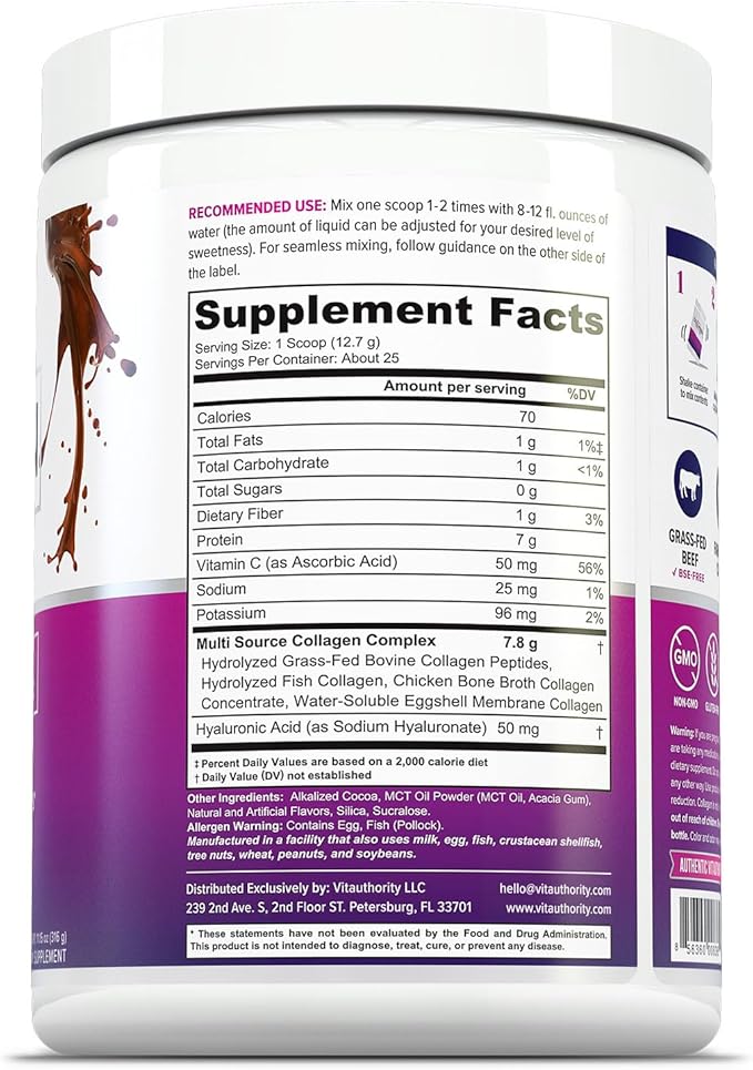 Multi Collagen Peptides Powder for Women