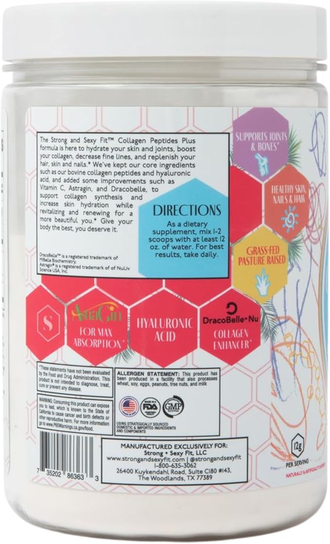 Strong + Sexy Fit Collagen Peptides 20-40 Svg