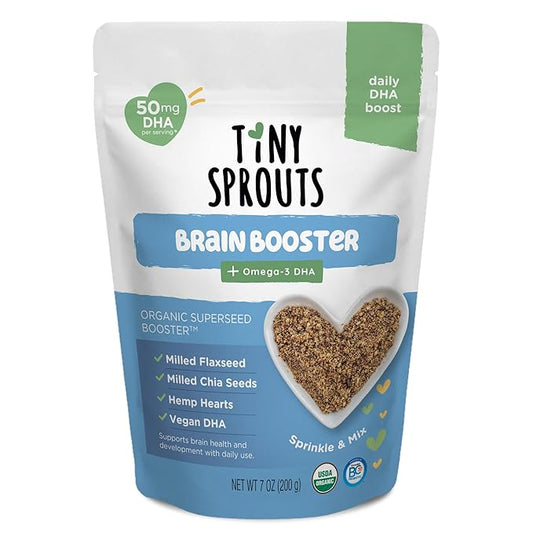 Superseed Organic Milled Chia, Flaxseed and Omega-3 DHA 6M+ Babies (7oz x 1 Pack)