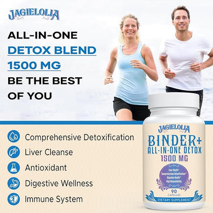All-In-One Detox Binder Supplement 1500 MG 540 Vegan