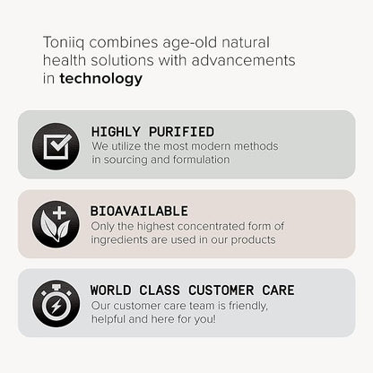 Toniiq 200 Billion CFU Probiotic Supplement 30 Verified